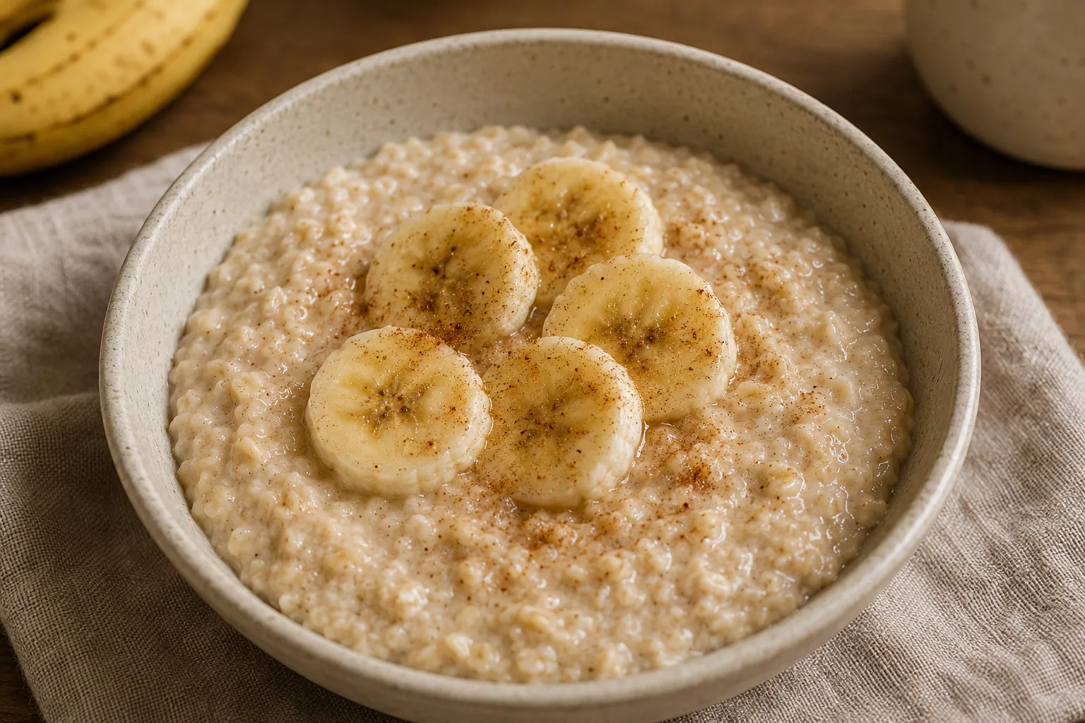 Banana porridge