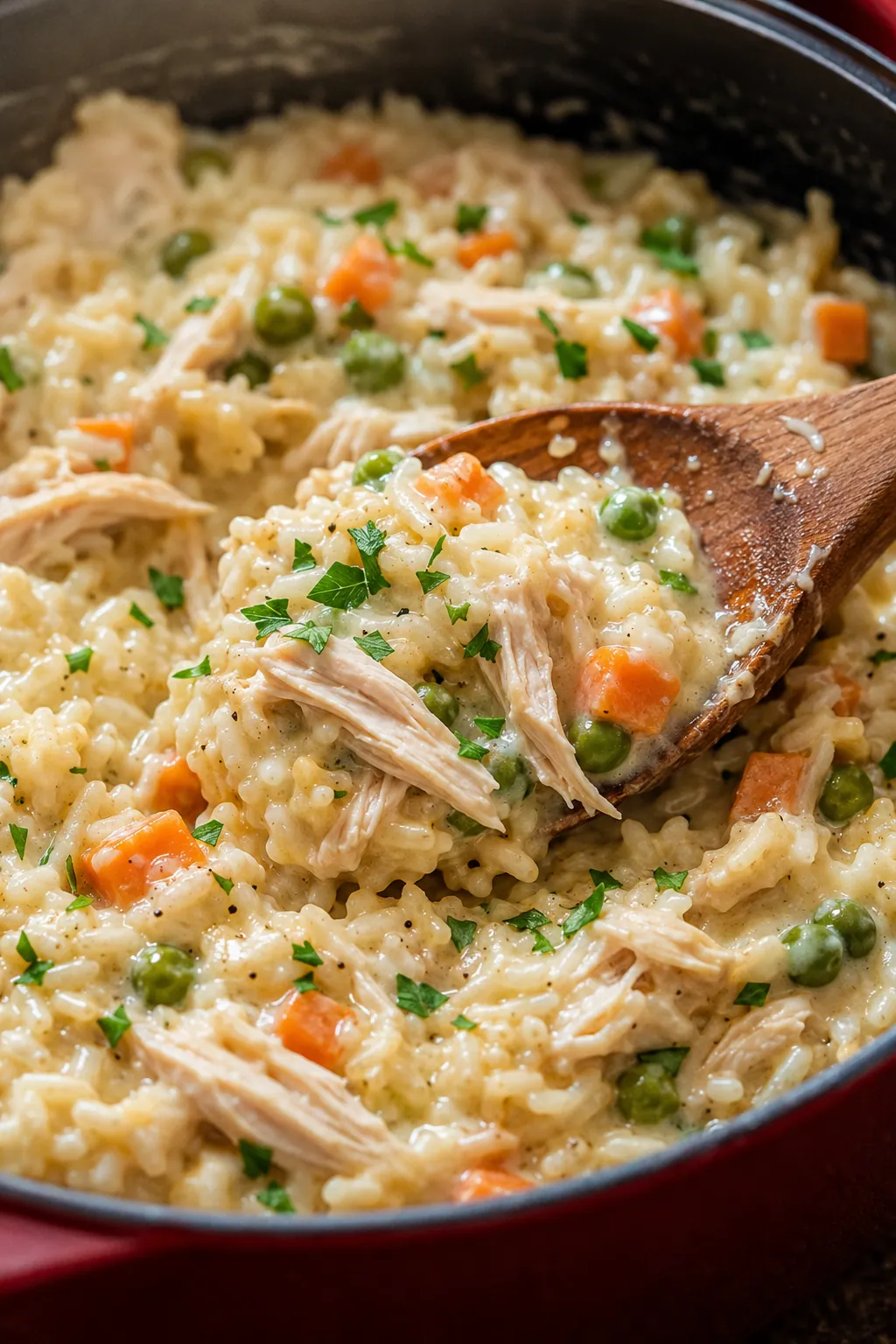 Creamy chicken and rice