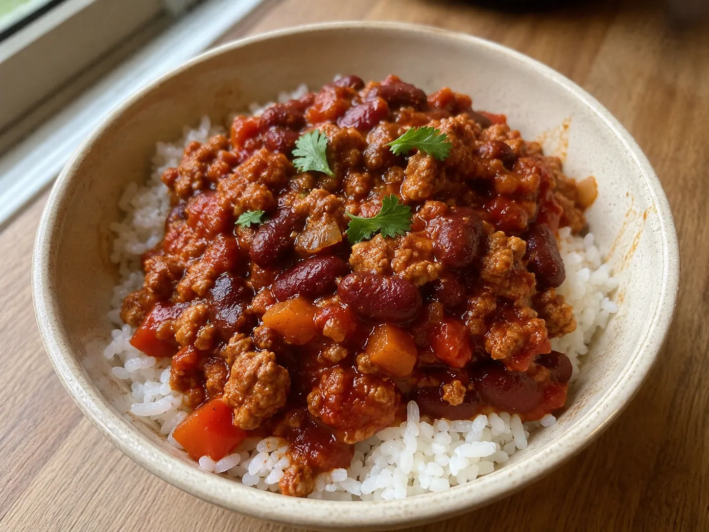 Turkey and vegetable chilli
